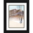 thumbnail image 1 of PI Studio  23x32 Black Ornate Wood Framed with Double Matting Museum Art Print Titled - Deserted Mountain II, 1 of 4
