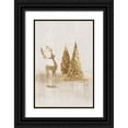 thumbnail image 1 of PI Studio  23x32 Black Ornate Wood Framed with Double Matting Museum Art Print Titled - Graceful Winter Gift, 1 of 4