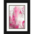 thumbnail image 1 of PI Studio  23x32 Black Ornate Wood Framed with Double Matting Museum Art Print Titled - Mint Bubbles III Blush Version, 1 of 4