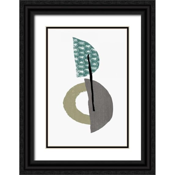 PI Studio 23x32 Black Ornate Wood Framed with Double Matting Museum Art Print Titled - Path