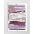 thumbnail image 1 of PI Studio  23x32 White Modern Wood Framed Museum Art Print Titled - Collage IV Lavender Version, 1 of 4