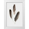 thumbnail image 1 of PI Studio 23x32 White Modern Wood Framed Museum Art Print Titled - Feathers I, 1 of 4