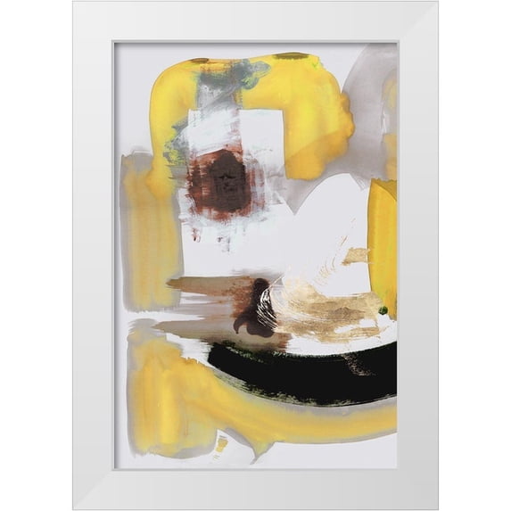 PI Studio 23x32 White Modern Wood Framed Museum Art Print Titled - Lines Written in Early Spring II