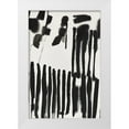 thumbnail image 1 of PI Studio 23x32 White Modern Wood Framed Museum Art Print Titled - Piano Rhythm II  , 1 of 4