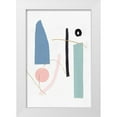 thumbnail image 1 of PI Studio  23x32 White Modern Wood Framed Museum Art Print Titled - Precision I Blush Version, 1 of 4