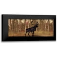 thumbnail image 1 of PI Studio 24x13 Black Modern Framed Museum Art Print Titled - Cold Pine, 1 of 5
