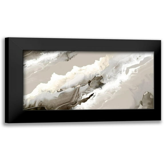 PI Studio 24x14 Black Modern Framed Museum Art Print Titled - Coral Reef Dreams