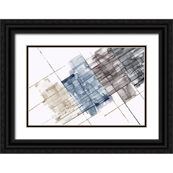 PI Studio 24x17 Black Ornate Wood Framed with Double Matting Museum Art Print Titled - Directive