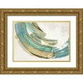 thumbnail image 1 of PI Studio 24x18 Gold Ornate Wood Framed with Double Matting Museum Art Print Titled - Modern Blue Ring, 1 of 4