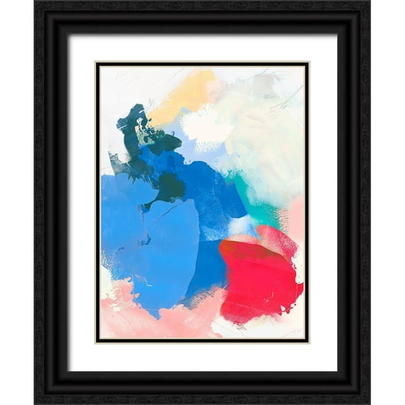 PI Studio 25x32 Black Ornate Wood Framed with Double Matting Museum Art Print Titled - Sweet Poetry I