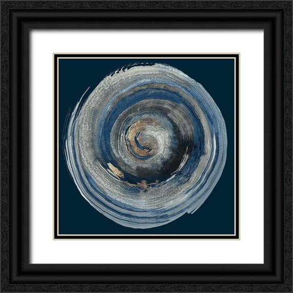 PI Studio 26x26 Black Ornate Wood Framed with Double Matting Museum Art Print Titled - Into the Dark II