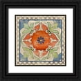 thumbnail image 1 of PI Studio 26x26 Black Ornate Wood Framed with Double Matting Museum Art Print Titled - Mexi Casa II, 1 of 4