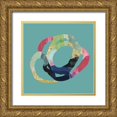 thumbnail image 1 of PI Studio 26x26 Gold Ornate Wood Framed with Double Matting Museum Art Print Titled - Undivided II, 1 of 4