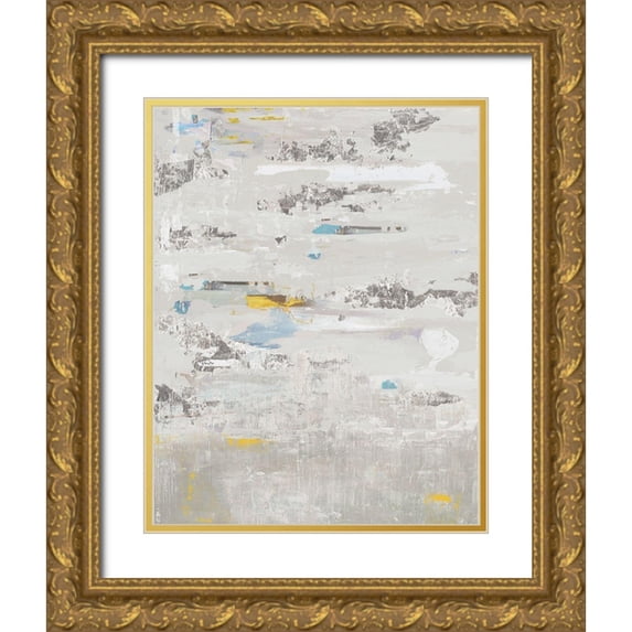 PI Studio 26x32 Gold Ornate Wood Framed with Double Matting Museum Art Print Titled - Silver Bluffs