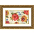 thumbnail image 1 of PI Studio 32x20 Gold Ornate Wood Framed with Double Matting Museum Art Print Titled - Amelia Flowers, 1 of 4
