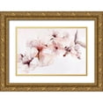thumbnail image 1 of PI Studio  32x23 Gold Ornate Wood Framed with Double Matting Museum Art Print Titled - Watercolor Blossoms I, 1 of 4