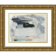 thumbnail image 1 of PI Studio 32x25 Gold Ornate Wood Framed with Double Matting Museum Art Print Titled - Baroque Abstract II, 1 of 4