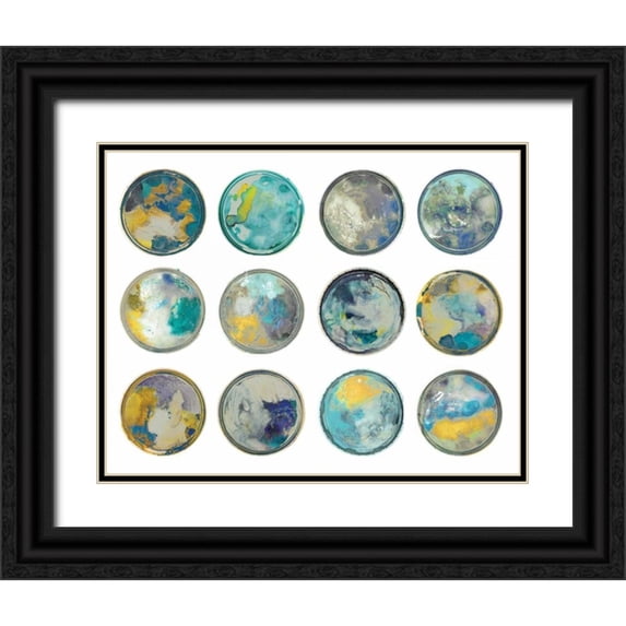 PI Studio 32x26 Black Ornate Wood Framed with Double Matting Museum Art Print Titled - Lids