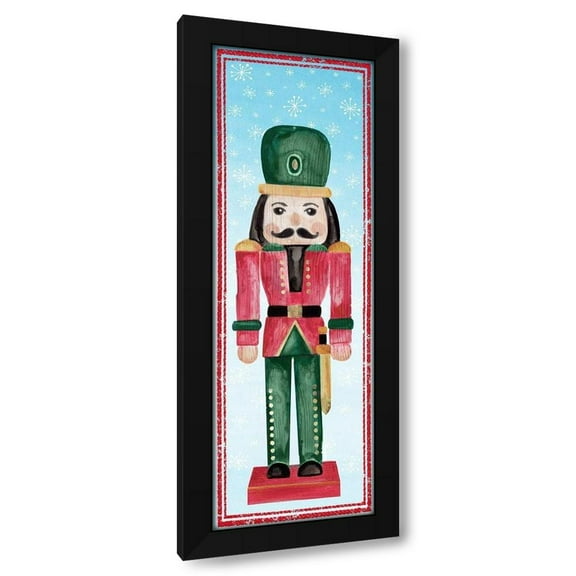 PI Studio  7x14 Black Modern Wood Framed Wall Art Titled - Nutcracker I
