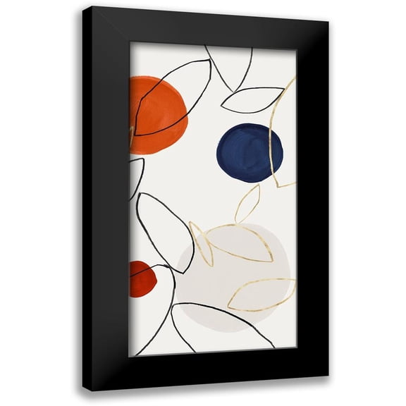 PI Studio 9x14 Black Modern Framed Museum Art Print Titled - Sunset Spring III