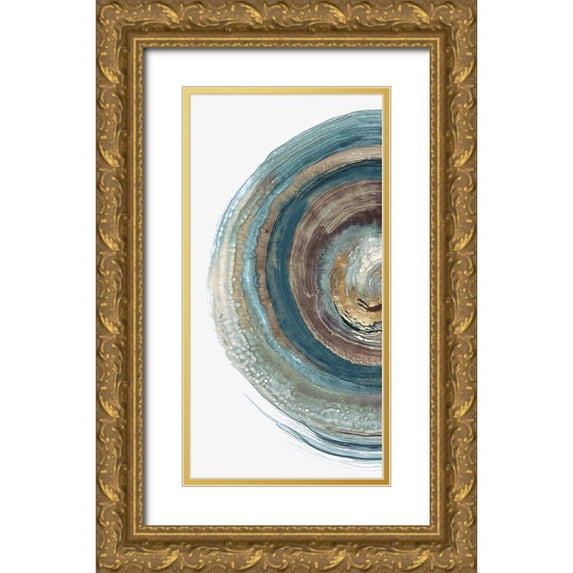 PI Studio 9x14 Gold Ornate Wood Framed with Double Matting Museum Art Print Titled - Into the Dark I