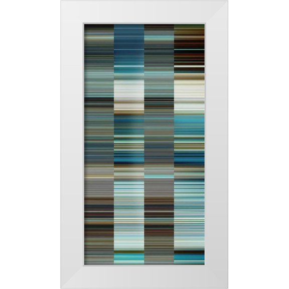 PI Studio 9x14 White Modern Wood Framed Museum Art Print Titled - Matrix II