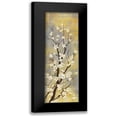 thumbnail image 1 of PI Studio 9x18 Black Modern Framed Museum Art Print Titled - Blossoms I, 1 of 5