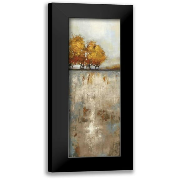 PI Studio 9x18 Black Modern Framed Museum Art Print Titled - Out of the Blue I
