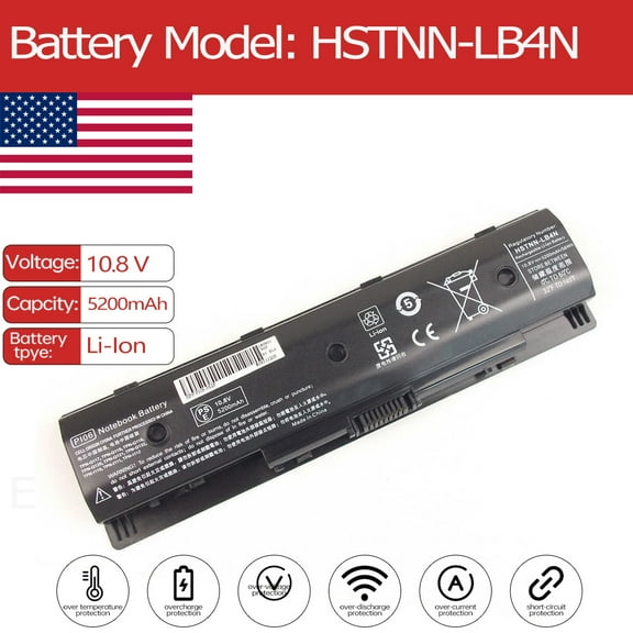 PI06 Laptop Battery for HP Compaq 14 14t 14z 15 15t 15z 17 17t 17z 15zXL 17-e100sf HSTNN-LB4N HSTNN-LB4O HSTNN-YB4O HSTNN-UB4N 15-E053SB 15-E073SO 17-e027sf 17-e046sf 17-E158SM