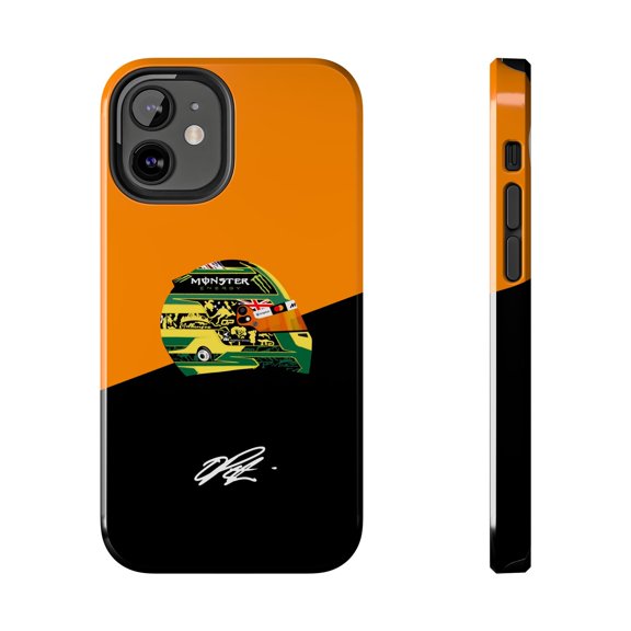 Pink Polar Apple iPhone 12 Mini Oscar Piastri 81 Helmet Australia 2025 Formula Racing Phone Case