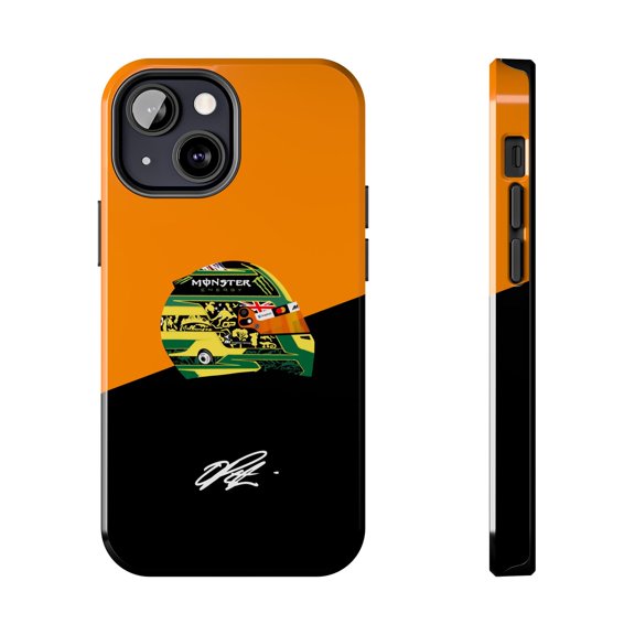 Pink Polar Apple iPhone 13 Mini Oscar Piastri 81 Helmet Australia 2025 Formula Racing Phone Case