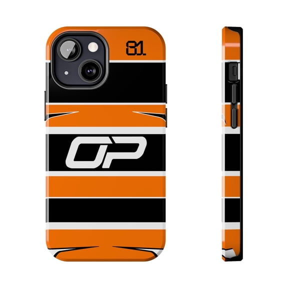 Pink Polar Apple iPhone 13 Mini Oscar Piastri Oscar Piastri 81 helmet inspired Formula Racing Monaco 2025 Phone Case