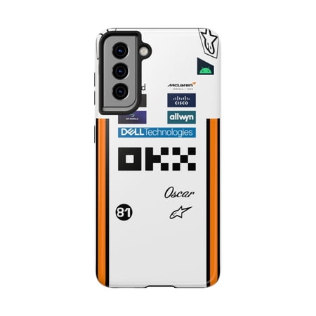 Pink Polar Samsung Galaxy S21 Oscar Piastri Oscar Piastri 81 race suit Formula Racing Monaco 2025 Phone Case