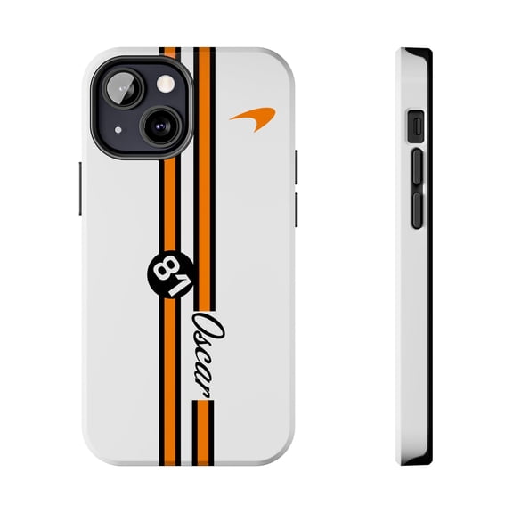 Pink Polar Apple iPhone 13 Mini Oscar Piastri Oscar Piastri 81 race suit inspired Formula Racing Monaco 2025 Phone Case