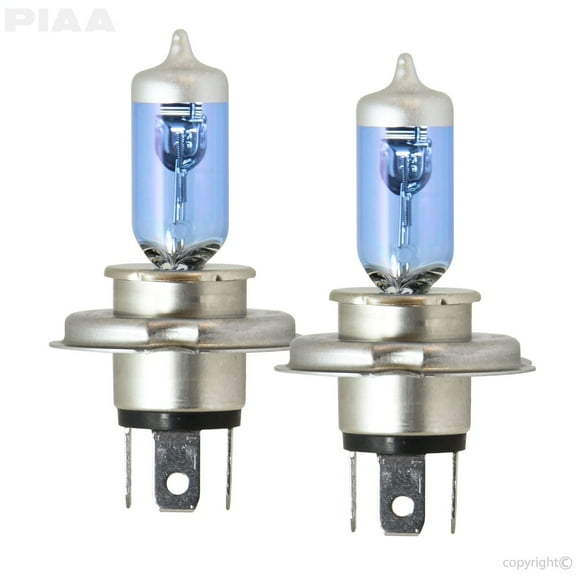 PIAA 23-10104 H4/9003 Xtreme White Hybrid Replacement Bulb; 12V; 60/55W; 3900K; Twin Pack;