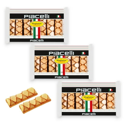 PIACELLI Sfogliatine Glassate puff pastry 200g/7oz - (3 Pack)