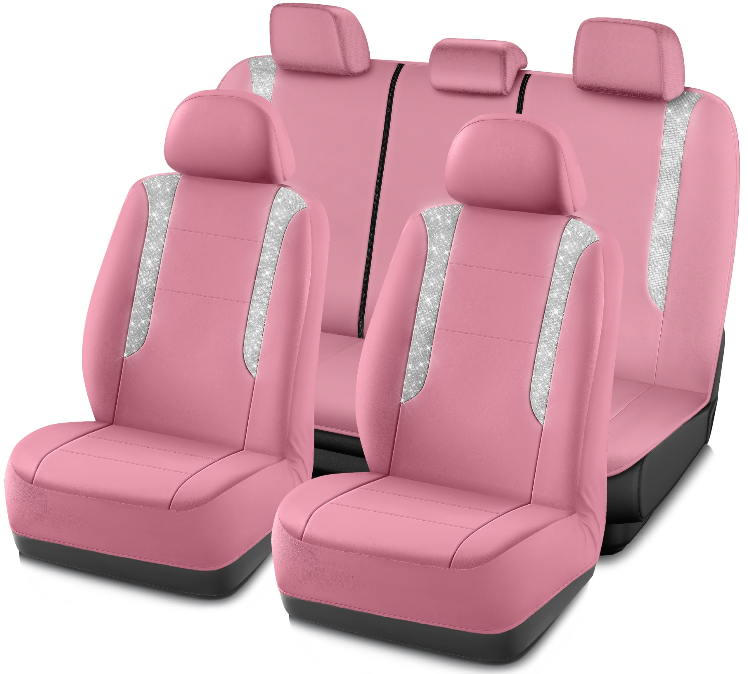 Scattered Generations Pink Universal Car Seat Cover With Thickened Back