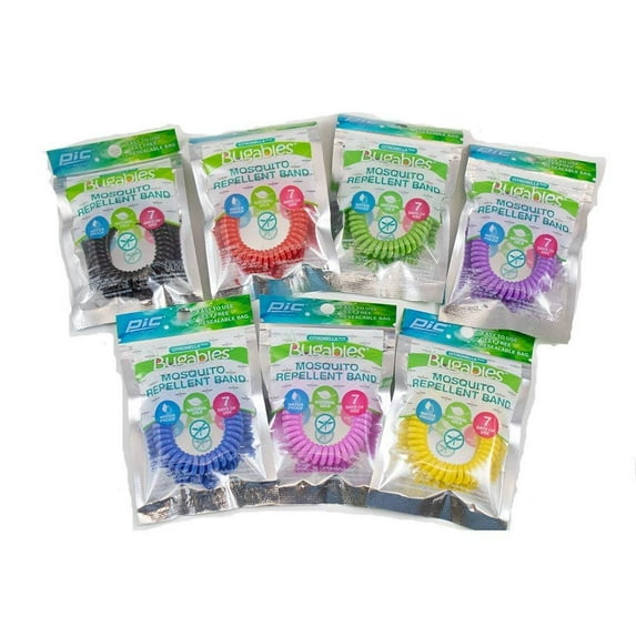 PIC Bugables Mosquito Repellent Band Assorted Colors
