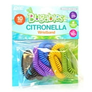 PIC Corporation Bugables Citronella Coil Reusable Wristbands, One Size Fits All, 10 Count