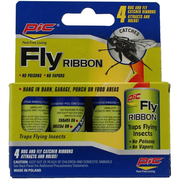 PIC Fly Ribbon Bug & Insect Catcher 4 Pack