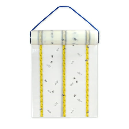 PIC Fly Ribbon XL -Fly Traps for Outdoors and Barns, Paper, 40FT Roll