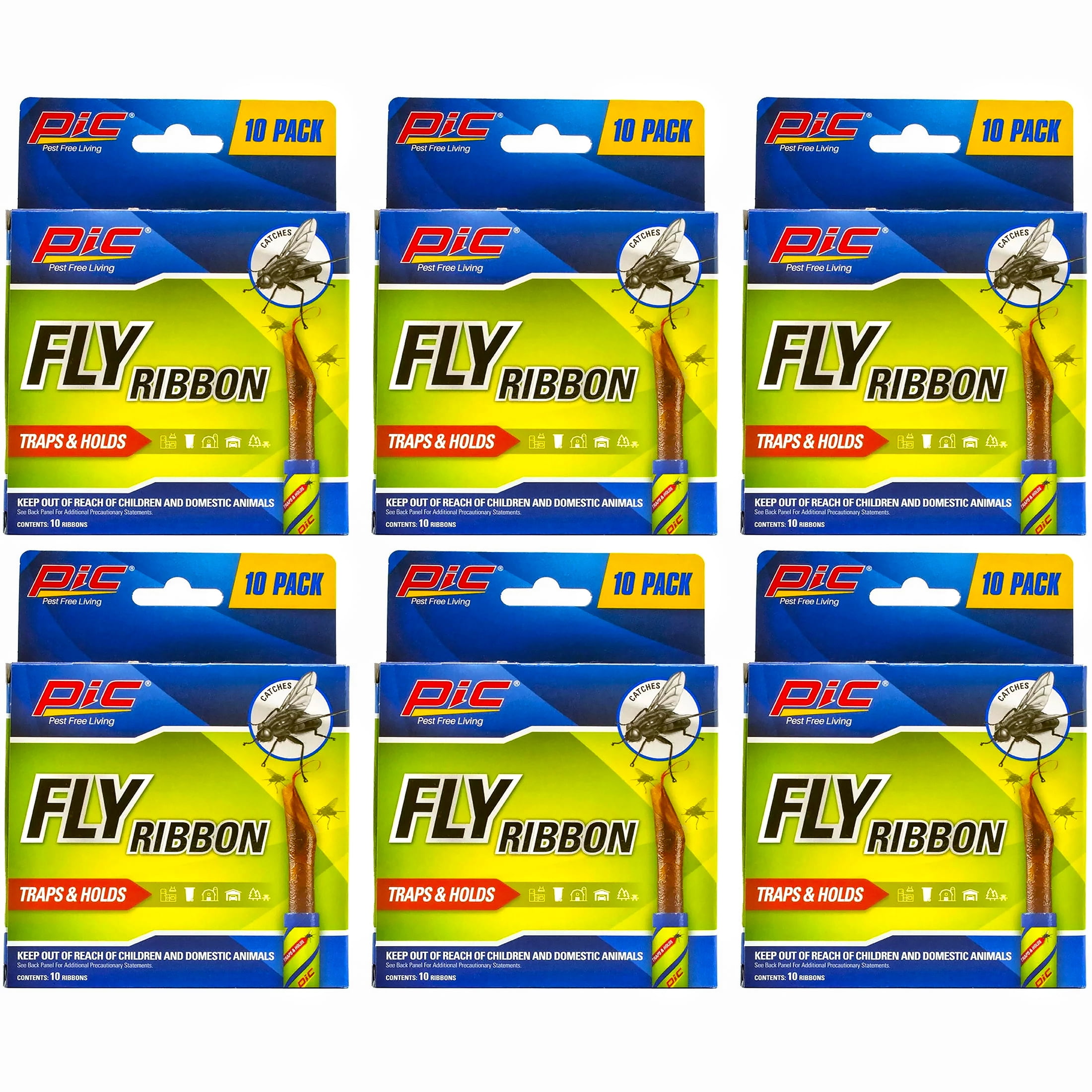 PIC Fly Stick 6 Pack Indoor/Outdoor Insect Trap (6-Pack) in the Insect Traps  department at