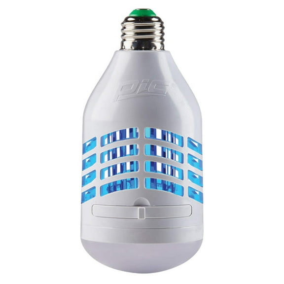 PIC Insect Killer Electric 195-Lumen LED Big Zapper Light with Easy-Clean Catch Tray, White