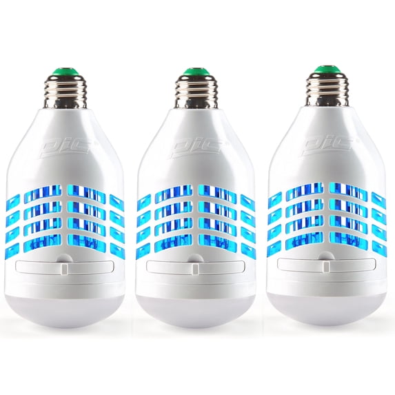 Mosquito Rapper PIC LED Mosquito Zapper Light Bulb, Electric Insect Killer, White, 3 ...