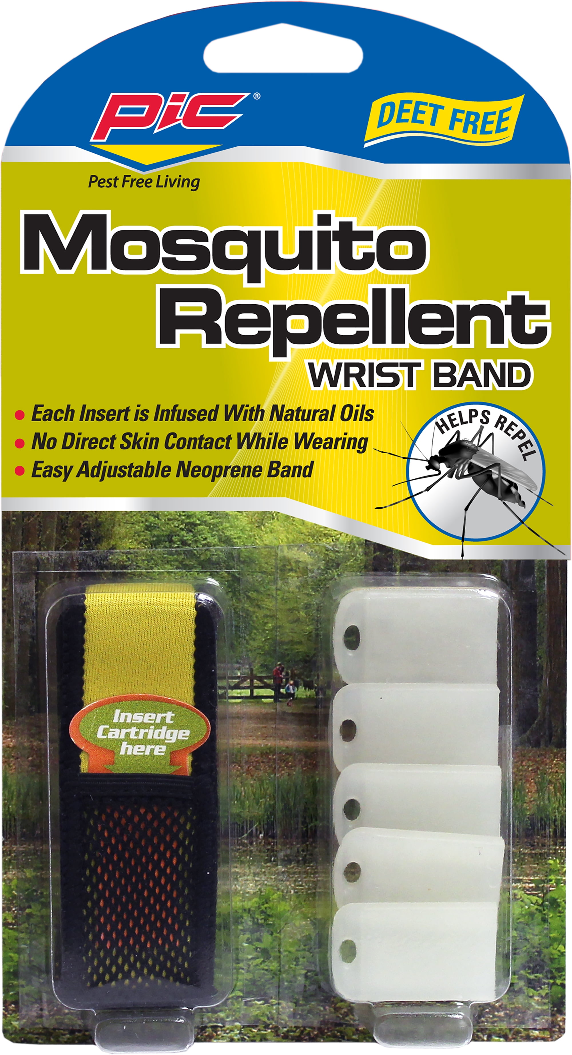 PIC Mosquito Repellent Wristband, 1Ct