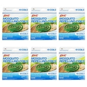 PIC Mosquito Repelling Coils, Repellent, 1.76 oz, 4 Count Box, 6 Boxes (24 Coils Total)
