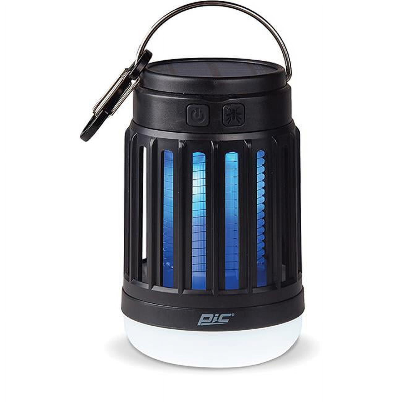 Black Solar LED Lantern and Bug Zapper