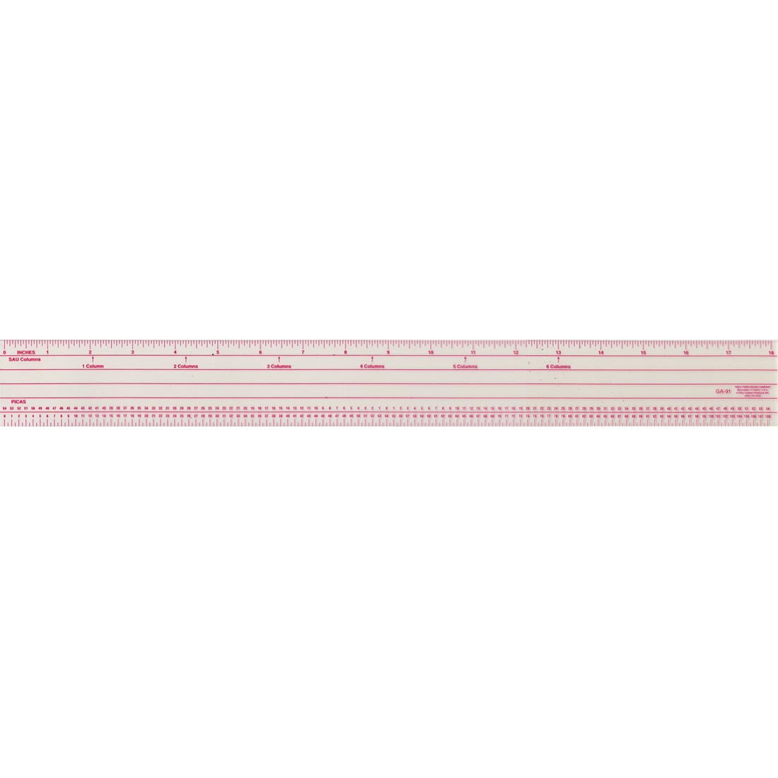 Pika Ruler Westcott Pica Ruler - Walmart.com