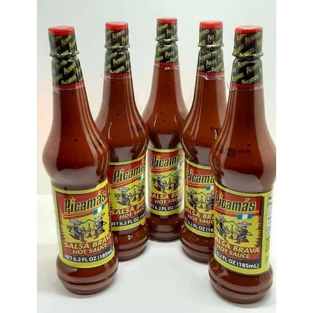 PICAMAS Sauce, RED, Net 6.2 fl (185 ml), 5 Bottles