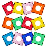 PicassoTiles Magnetic Tiles for Marble Run Racetrack, Square Joint Building Blocks, Colorful STEM Educational Toy Set for Toddlers Boys & Girls 3+
